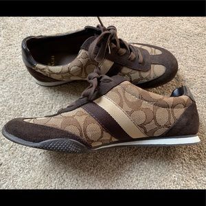 New Brown Coach Sneakers